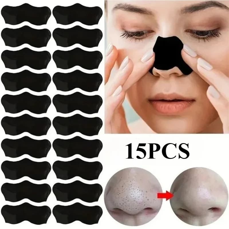 15pcs comedone nose strips deep cleaning Nasal spot stickers for face points Shill nose mask for Acne and black head-Dropship