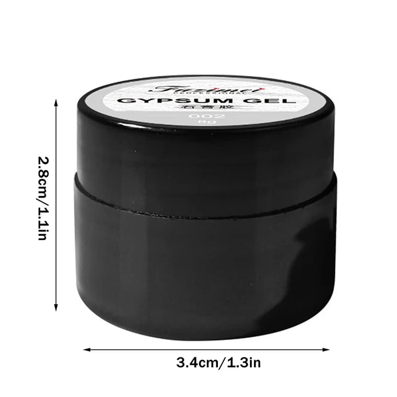 1 Jar Drawing Carving Gel Nail Plaster Effect 3D Sand Texture Relief No Need Wash Gel Polish UV LED Nail Polish Lacquer Varnish