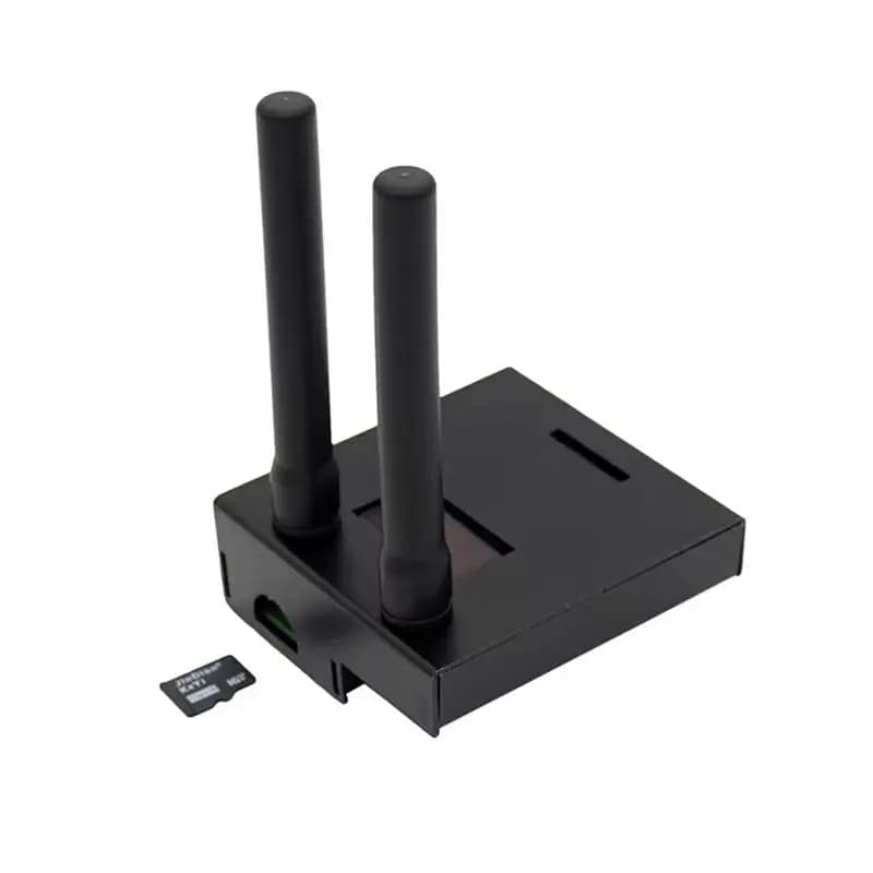 ABMI-V1.3 Dual-Hat Duplex Hotspot Bundle For Raspberry Pi Zero W, MMDVM_HS, OLED Display, 16G SD Card, Antenna& Metal Case,