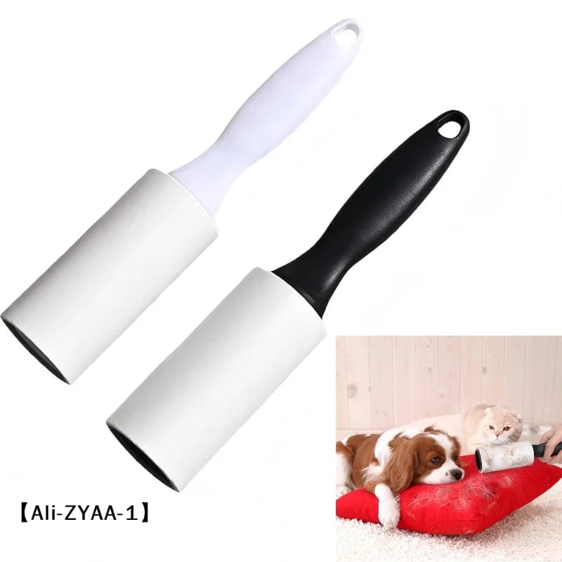 【A】Lint Roller for Pet Hair Adhesive Bristle Brush, Removable Paper Strong Sticky for Clothes Furniture Car Dog Cat