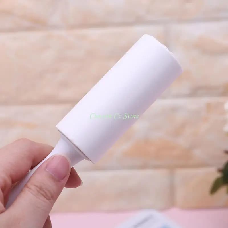 X90F Reusable Clothes Coat Sticky Lint Roller Dog Pet Hair Remover Cleaning Device