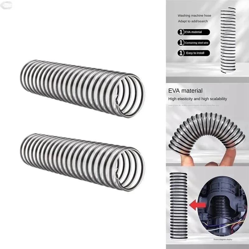 For Tineco Floor Series /Dreame Series Floor Scrub new ber Universal Sewage Pipe Spiral Hose Floor Brush Connecting Pipe Easy