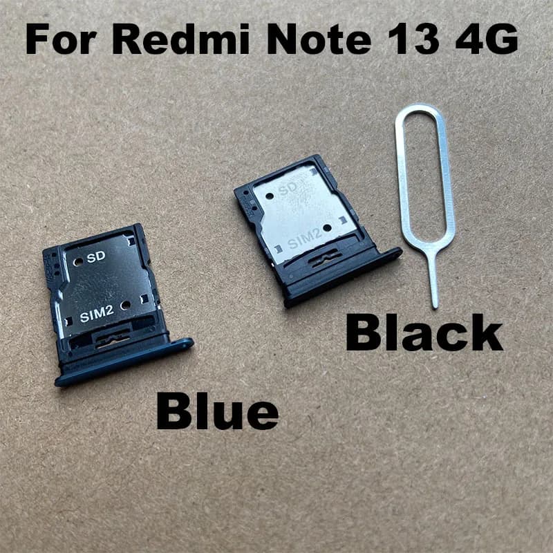 Nuovo per Xiaomi Redmi Note 13 4G Sim Card vassoio Slot Holder presa adattatore connettore parti di riparazione di ricambio