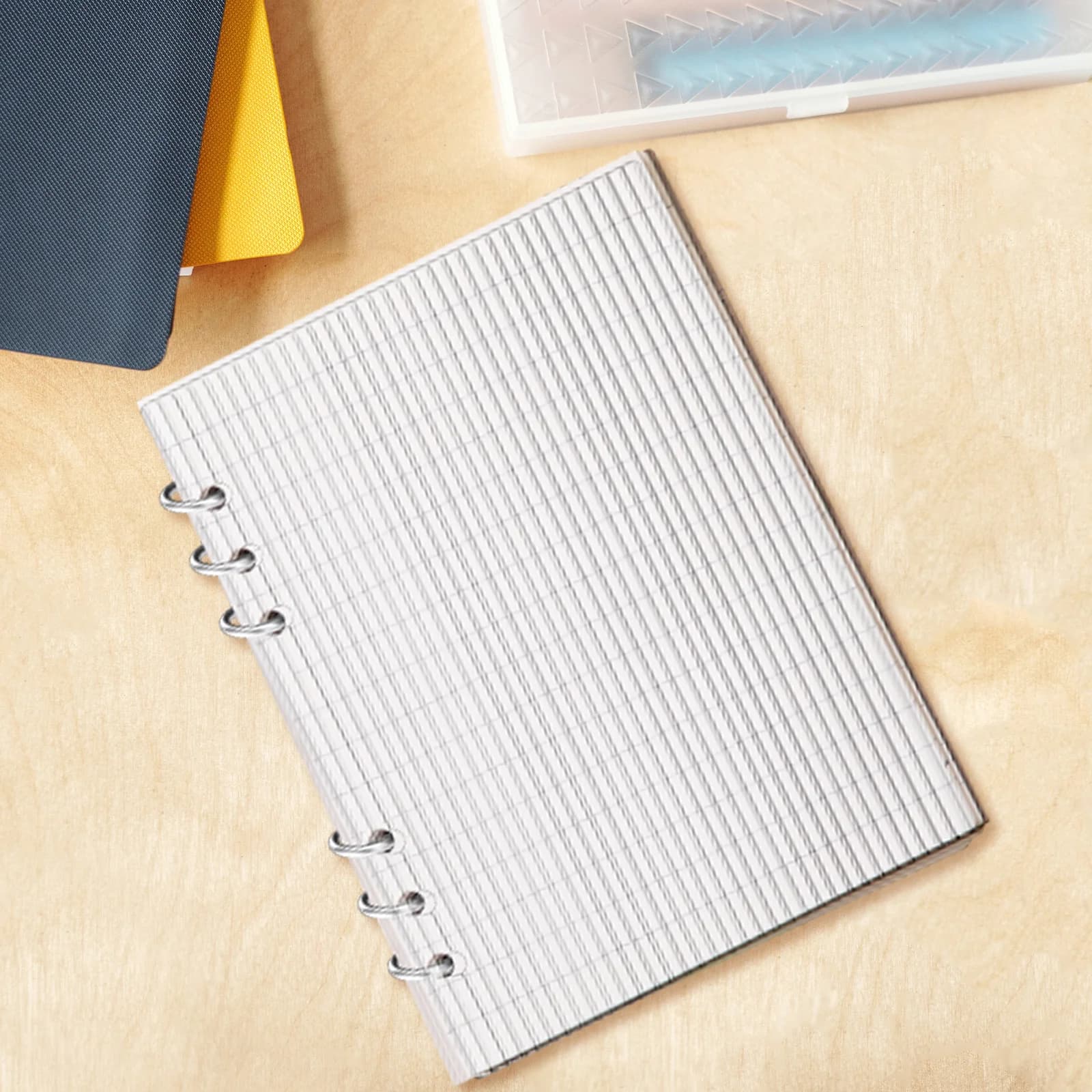 Copertina raccoglitore in acrilico A5 6- Guscio trasparente per agenda, diario, notebook, casa, ufficio, scuola, budget