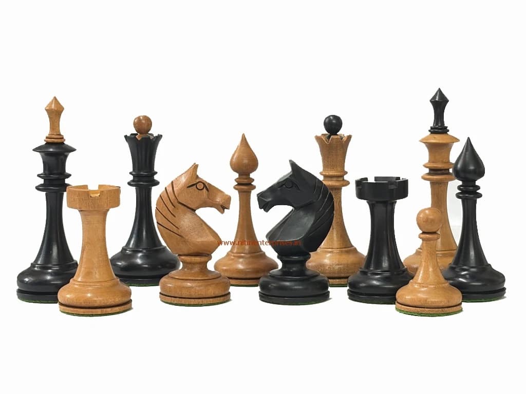 Handmade luxury Soviet 1970 replica imitation wooden chess pieces strategy game set educational durable gift