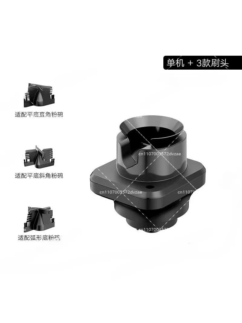 220V Electric Automatic Cleaner For Espresso Machine Handle Coffee Grounds Cleaning Machine With Brush Spin Cleaner Coffee