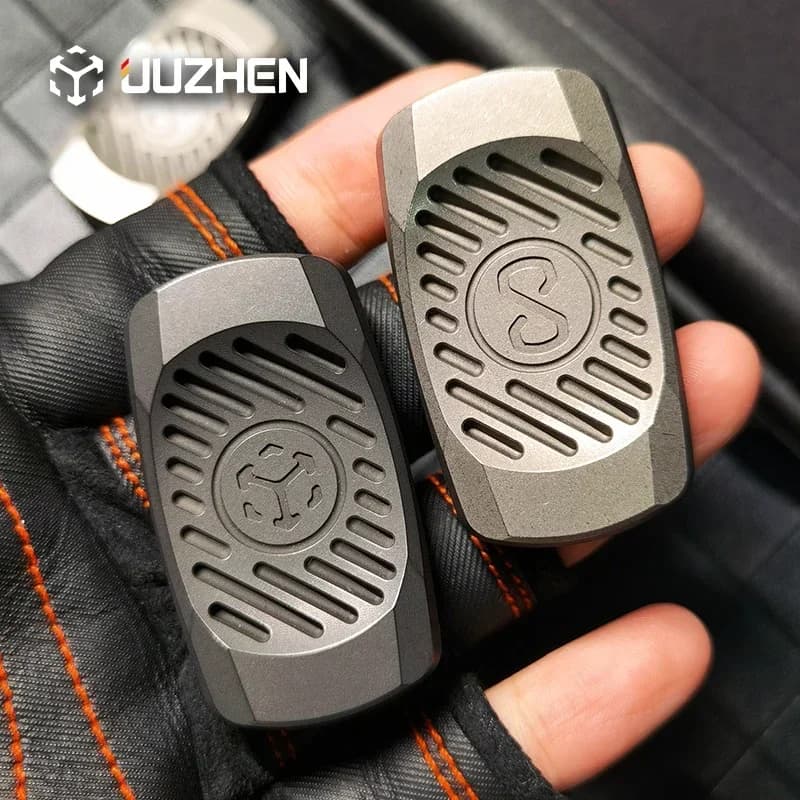 Ilimitato Push Brand Lega di titanio Moneta Giocattolo di decompressione Fidget Spinner Tecnologia nera Regalo fidanzato Estres Y Ansiedad