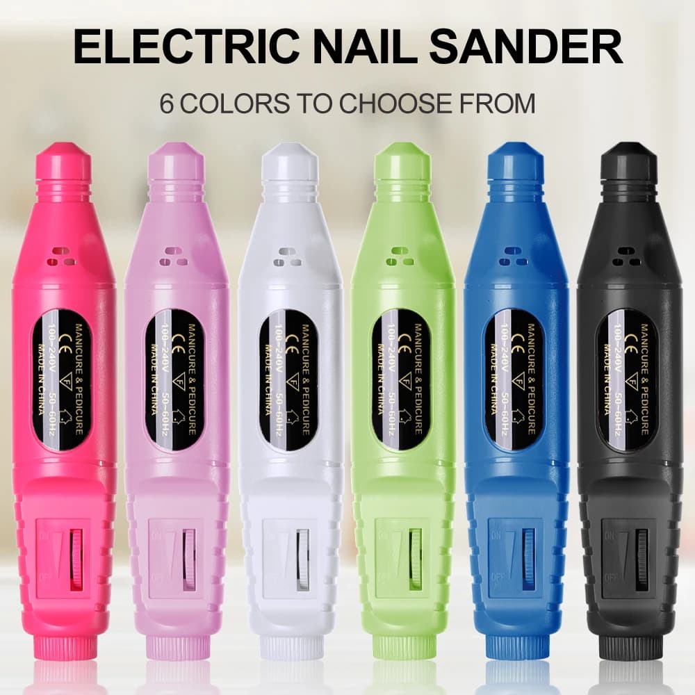 LINMANDA 20000RPM Manicure Pedicure Drill Set Electrical Manicure Pedicure Tool Set ​with Nails Drill Bits Sanding Bands