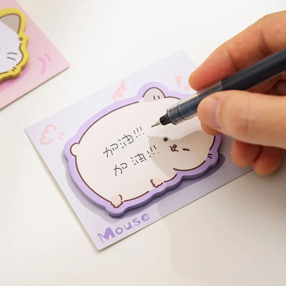 Memo Note Animal Shape Animal Sticky Notes Journaling Planner Memo Pad Note Pad N Times Cute Note Paper Student Stationery