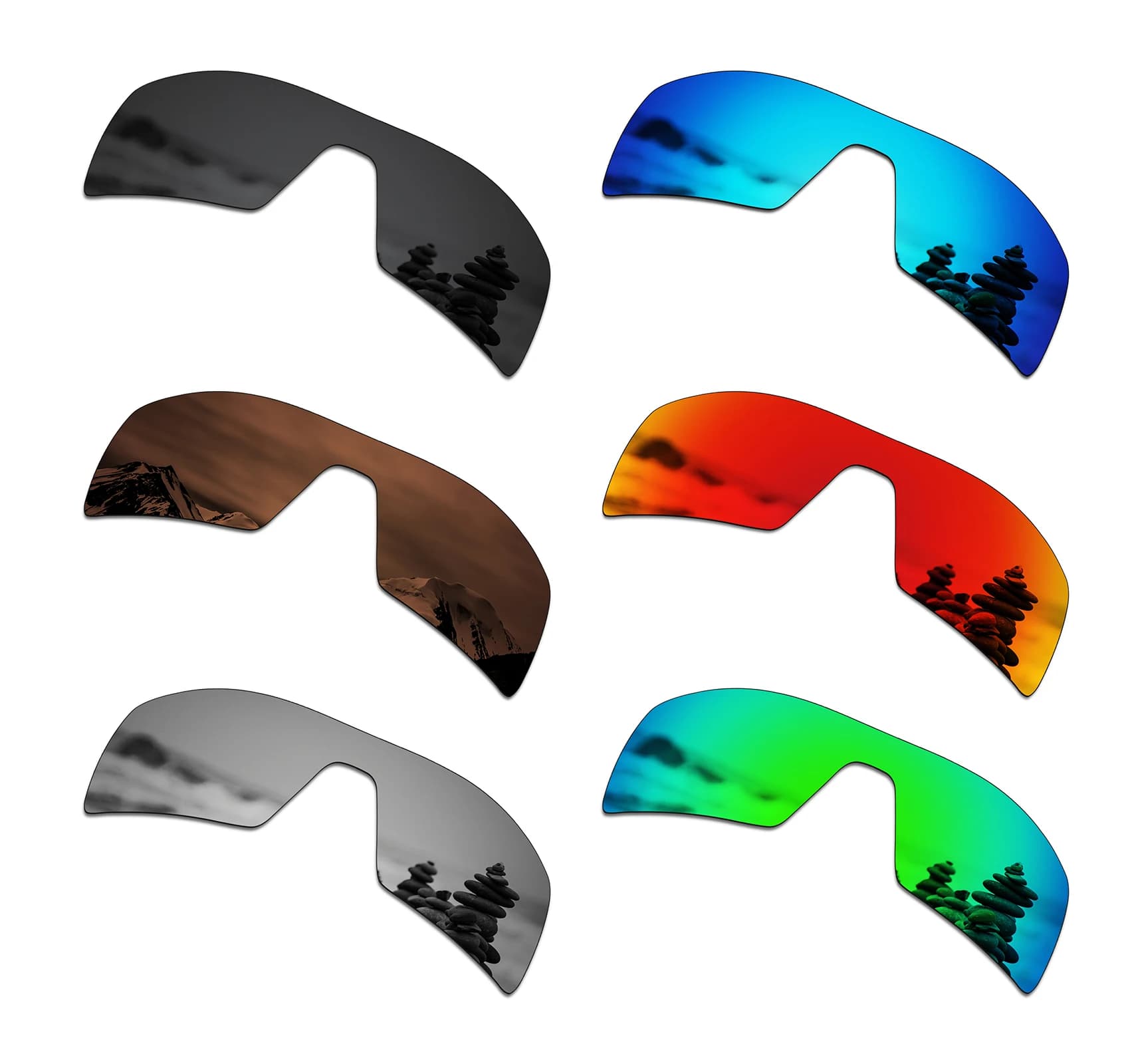 SmartVLT Polarized Replacement UV400 Lenses for Oakley Ridgeline OO9419 Sunglasses