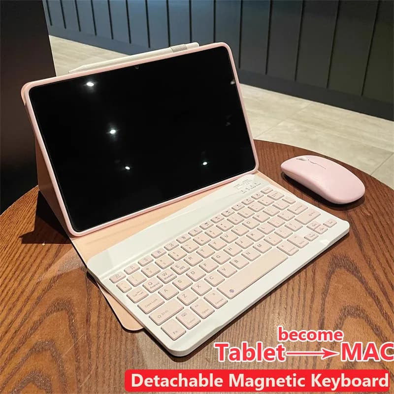 Custodia con tastiera per Tecno Megapad 11 da 11 pollici, tablet MEGAPAD11 da 11 pollici 2025, tastiera folio magnetica rimovibile, mouse wireless in omaggio
