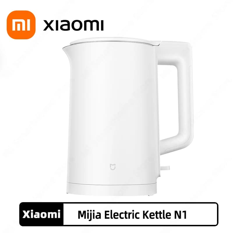 Electric Kettle Xiaomi Mi N1 1500W, Quick boiling, Double Spooling, Stainless Steel Coating 304 Without Joints, Capacity 1.5L, NEW