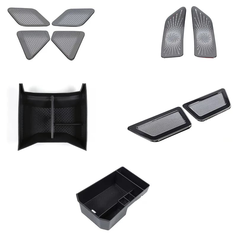 For BMW ix 2022-2024 Auto control storage box central door horn front cover A-pilo air exit mask Accessories for auto modification