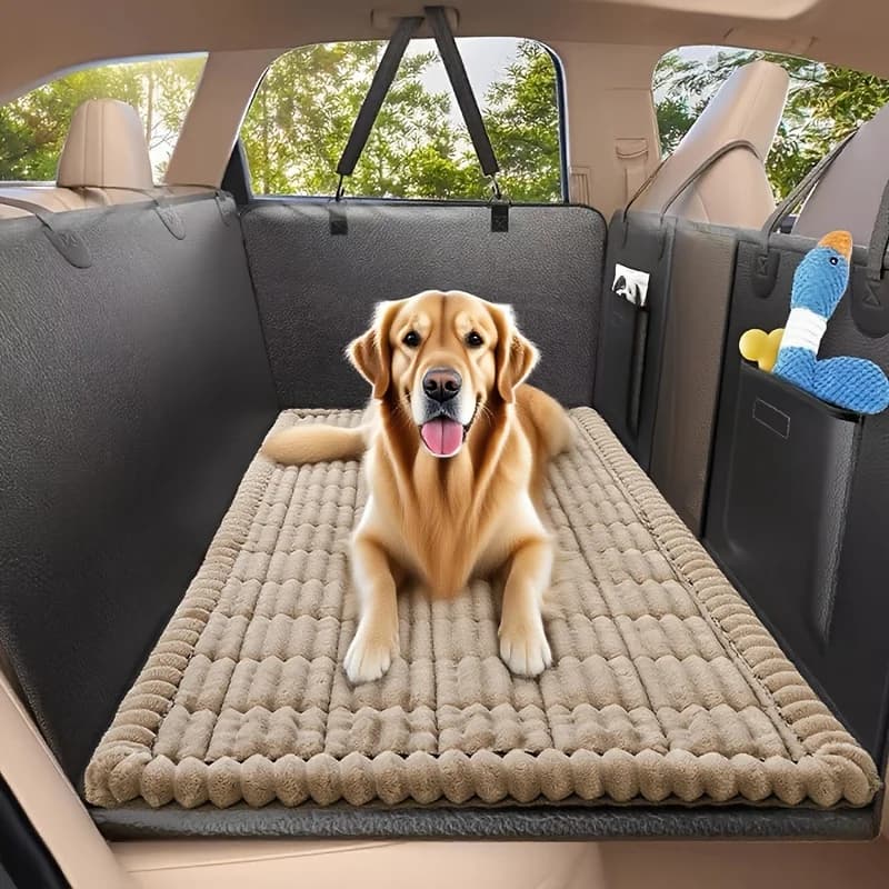 1 Pezzo Coprisedile Auto Antiscivolo per Cani, Resistente all'Acqua e ai Graffi, Facile da Pulire, Adatto a Tutte le Dimensioni di Cani, per SUV, Sedan e Camion
