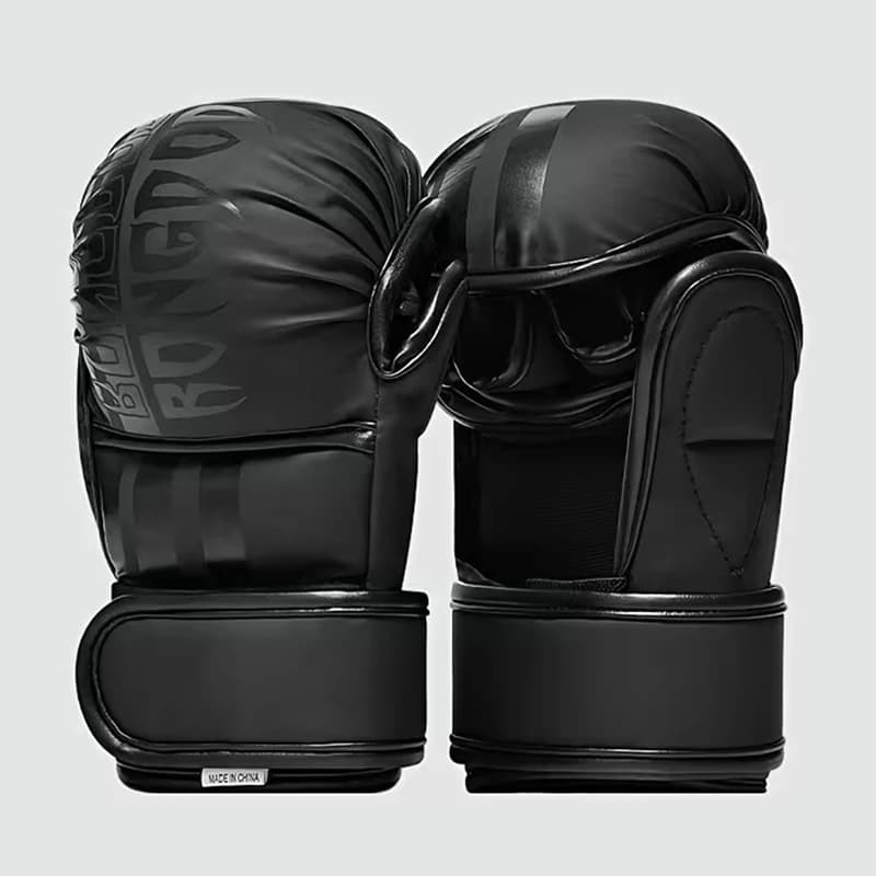 Boxing Gloves for Men Women Durable PU Leather Sparring Training Gloves Shock Absorbing Foam Padded for Heavy Bag Kickboxing MMA