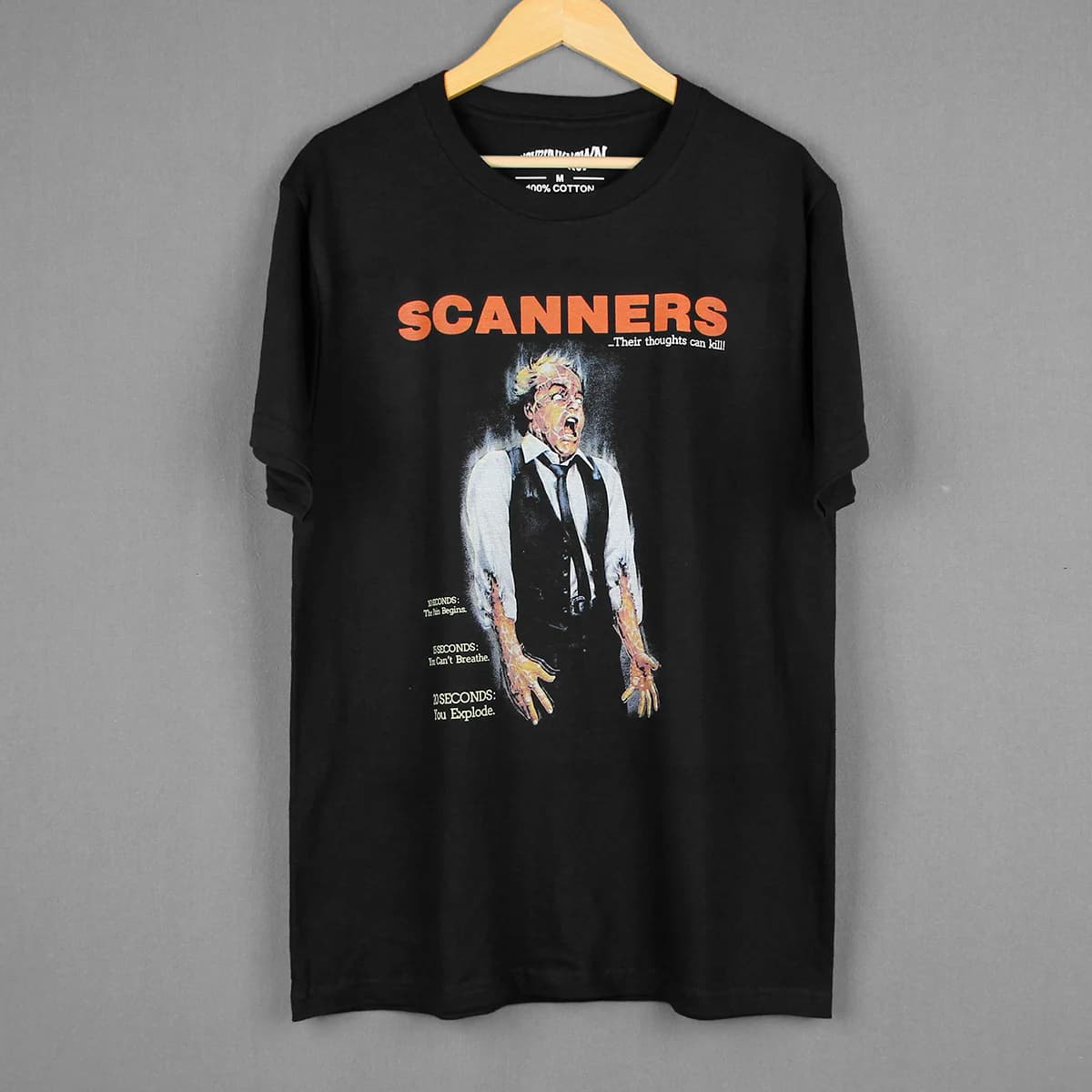 Scanner t-Shirt David Cronenberg film Horror Videodrome Prince of Darkness abbigliamento uomo camicia estiva in cotone a maniche corte