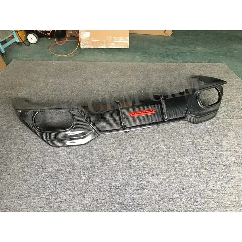 ThrustWorks Prepreg Dry Carbon Rear Bumper Lip Diffuser Spoiler 8 Series 840I G14 G15 G16 2019 2020 FRP Car A AntiCollision
