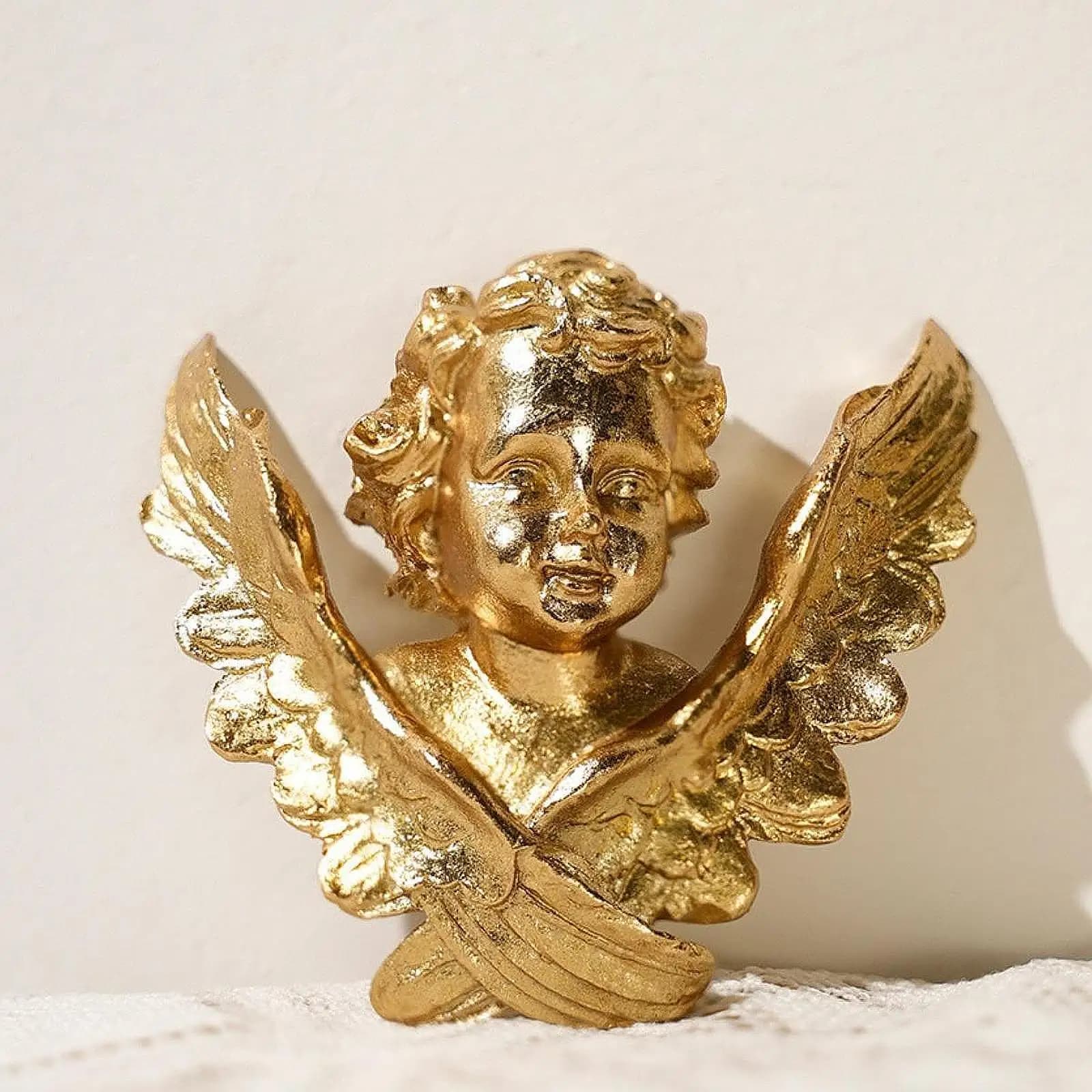Scultura da parete con cherubino Bella statuetta in resina Festival Collezioni regalo Ricordo