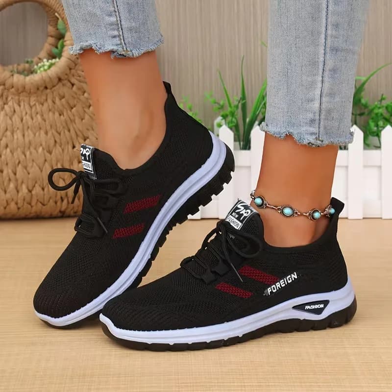 Sneakers Traspiranti Antiscivolo da Donna, Scarpe Casual Leggere con Suola Morbida per Camminare