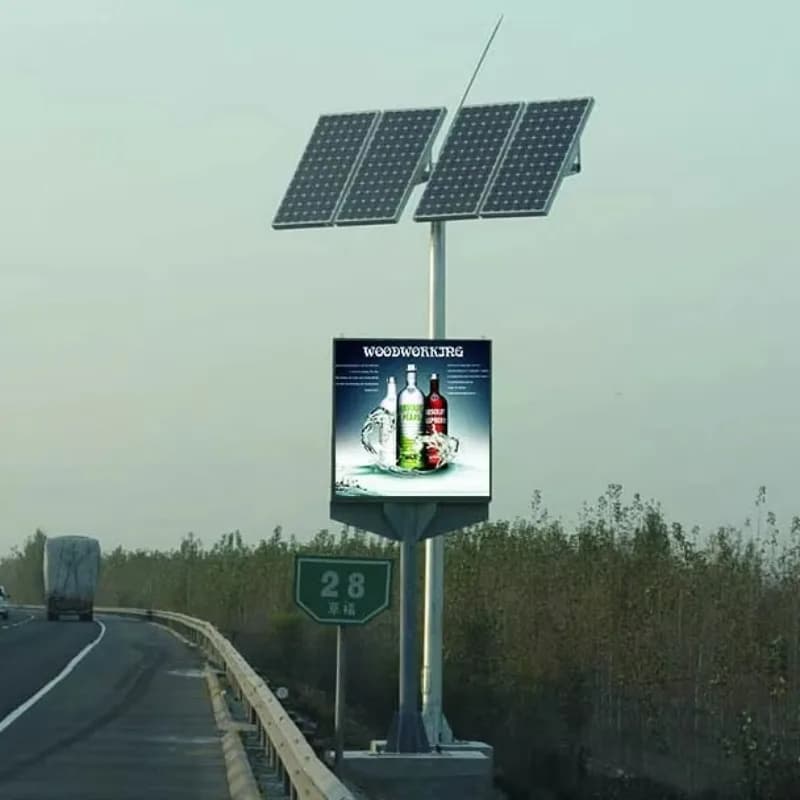 2025PH10 LED Solar Panel Solar Led Display Board Price MUENLED-S-10C