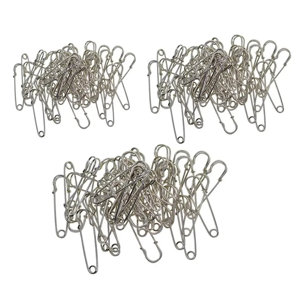 Spille di Sicurezza Grandi in Acciaio, Set di Spille per Bavero e Spille Decorative per Artigianato Fai-da-te e Uso Sartoriale