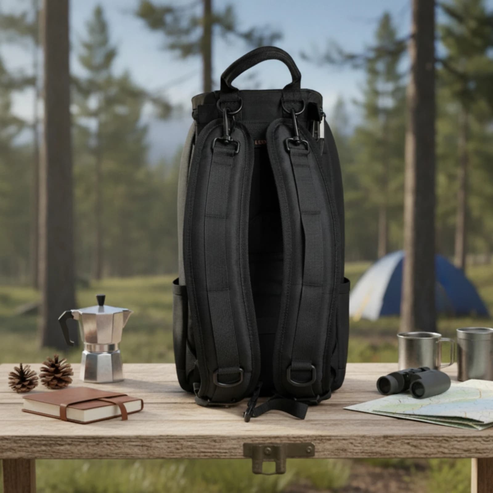 Double-Shoulder Strap Assembly Long-Lasting Backpack Strap with Top Handle Heavy Duty Ventilated for Photographers