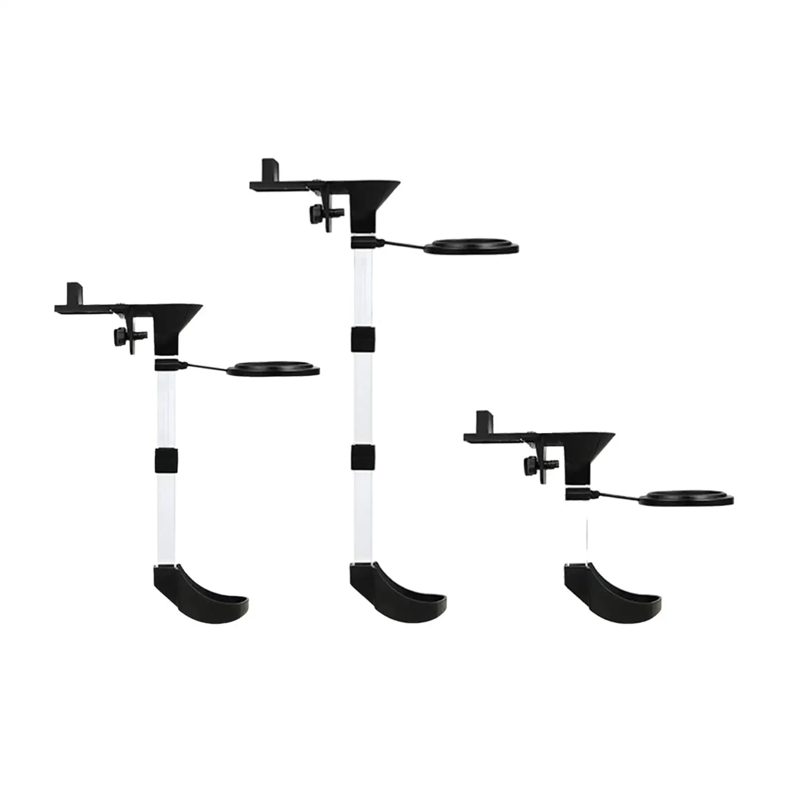Shrimp Feeding Dish Set with Both Hooks and Suction Cups Smooth Surface Aquarium Fish Feeder Tube Fish Tank Fish Shrimp Feeder