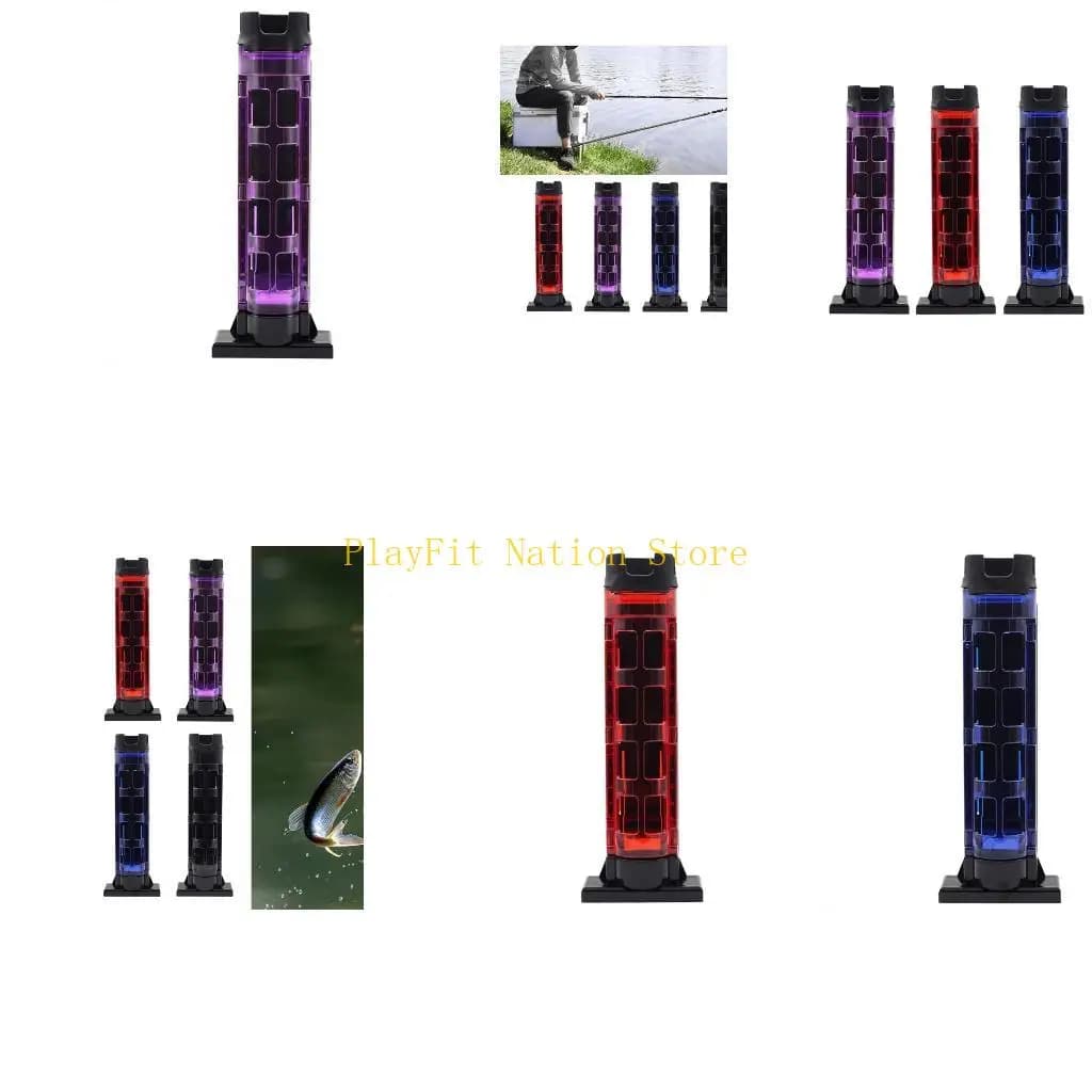242F Scatola da pesca staccabile Porta barili per canna Supporto per canna da pesca regolabile Supporto per canna da pesca da da