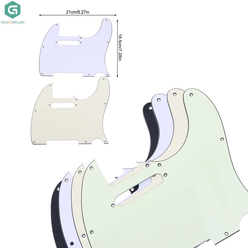 1 pz Pick Guard chitarra elettrica battipenna piastra antigraffio con viti battipenna per chitarra elettrica moderna standard Telecaster