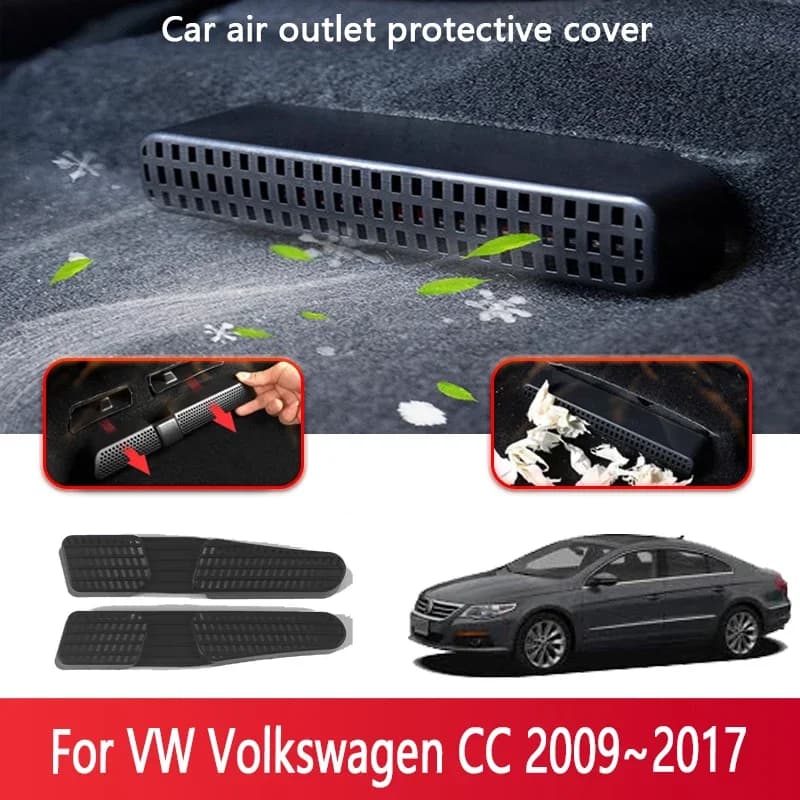 Car Interior Accessorie For VW Volkswagen CC 2009~2017 2010 Seat Air Conditioner Duct Outlet Dustproof Auto Air Vent Covers