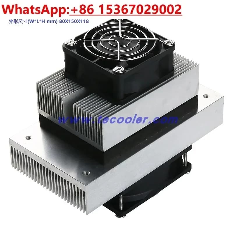 Foglio refrigerante a semiconduttore AA da 12V/24V 90W o meno, per condizionatori d'aria, cantinette vino, deumidificatori, raffreddamento di spazi chiusi