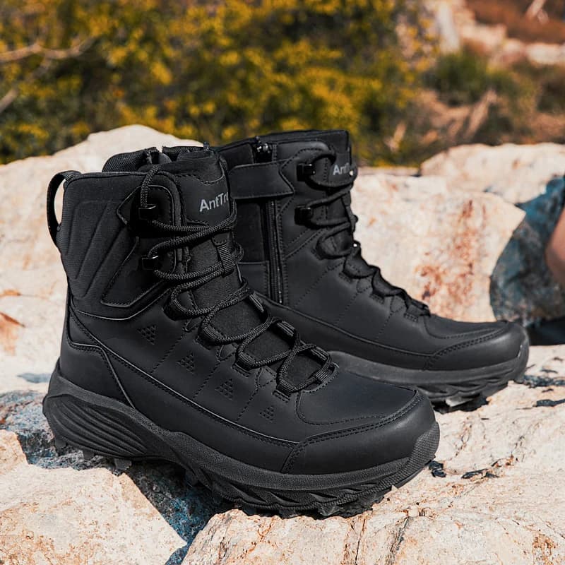 High Quality Men Tactical Boots Non-slip Hiking Shoes Waterproof Outdoor Mountain Climbing Shoes Lac-up Motorcycle Hunting Boots