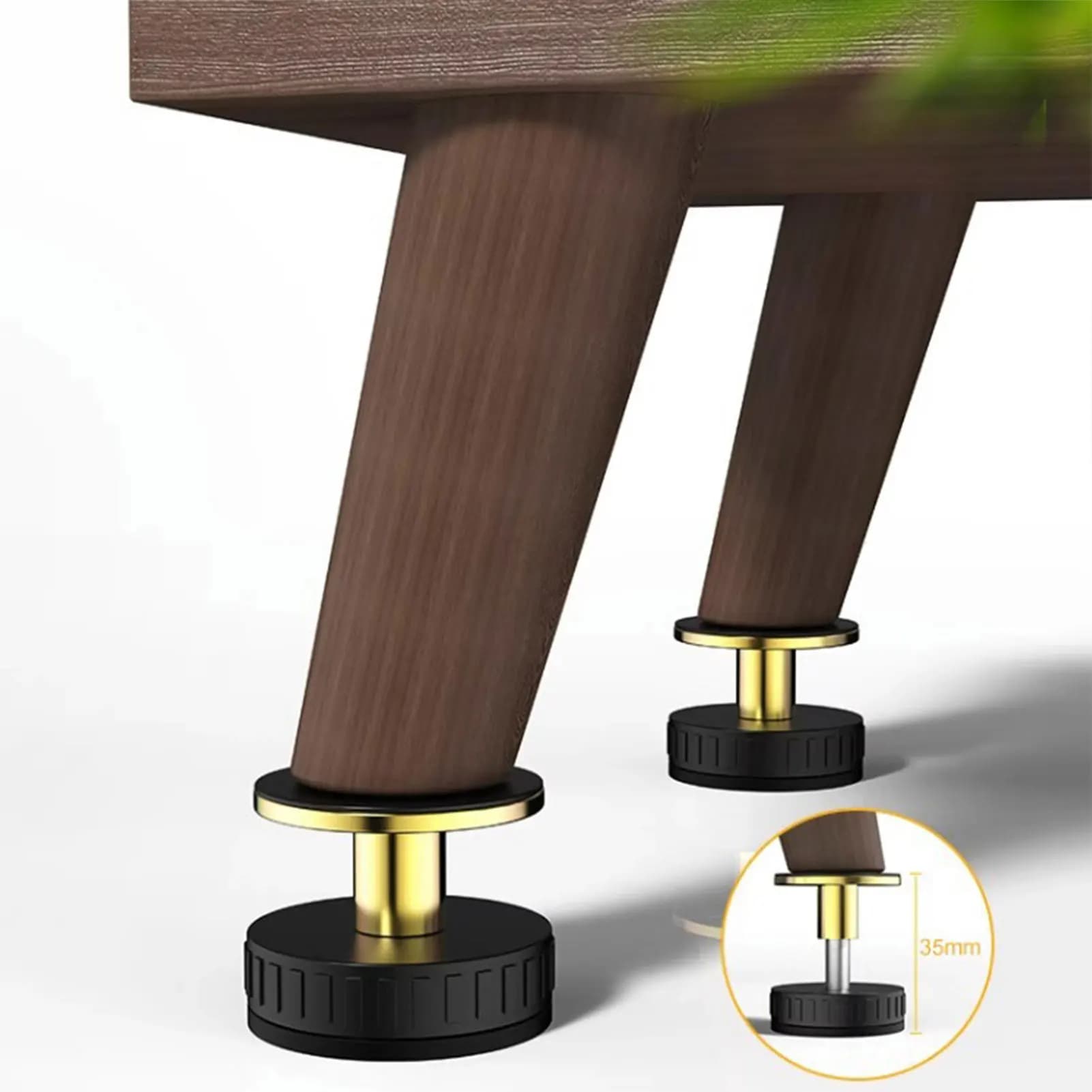 4 pezzi di supporto per gambe per mobili regolabili divano letto strumenti di montaggio antiurto mobili stabilizzatori per mobili accessori fissi