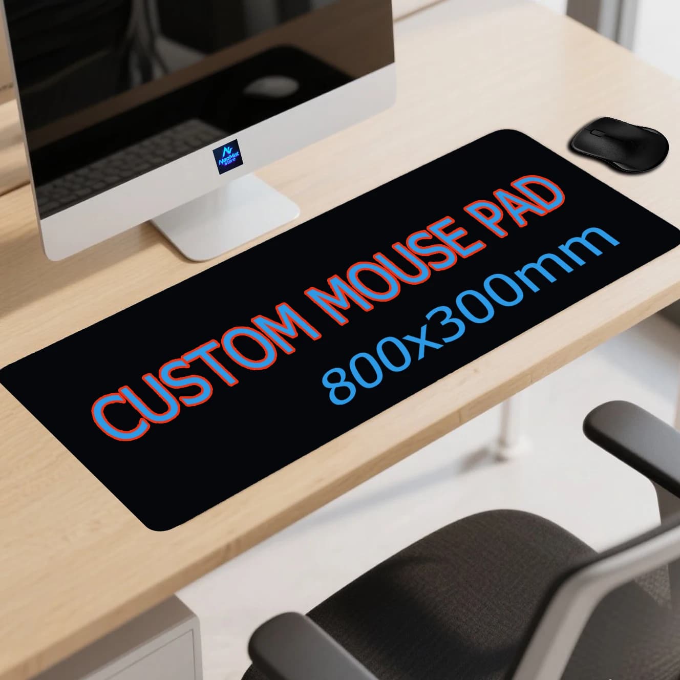 mousepad custom print 80x30 anime mouse pad pc mat aesthetic large desk mat offic white black sublimation blank non-slip rubber