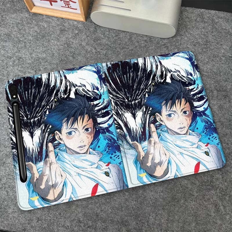 Custodia per Tablet Manga J-Jujutsu Kaisen per Samsung Galaxy Tab S6 S8 S9 S10 Lite FE 10.4 11 Pollici 2022 2024