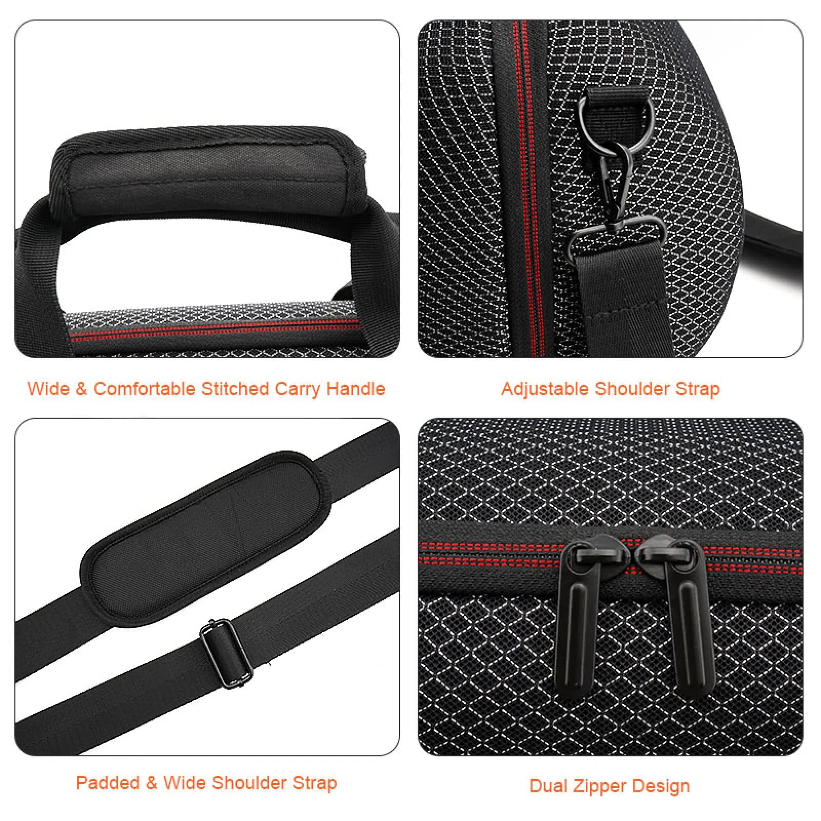 Custodia da viaggio rigida in EVA Custodia protettiva Custodia da trasporto per altoparlante portatile compatibile Bluetooth JBL BOOMBOX 4