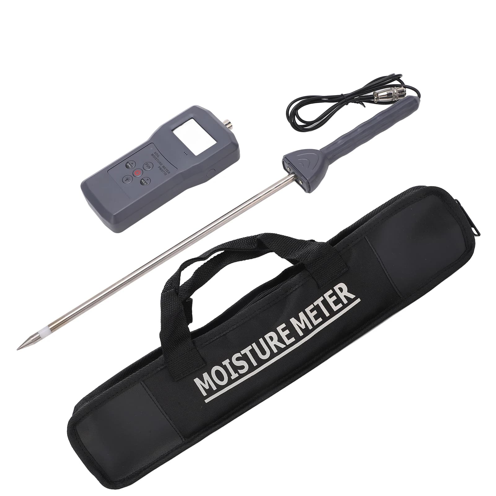 PMS710 LCD Digital Soil Moisture Meter High Precision Soil Humidity Tester Hygrometer for Concrete Cement River Sand