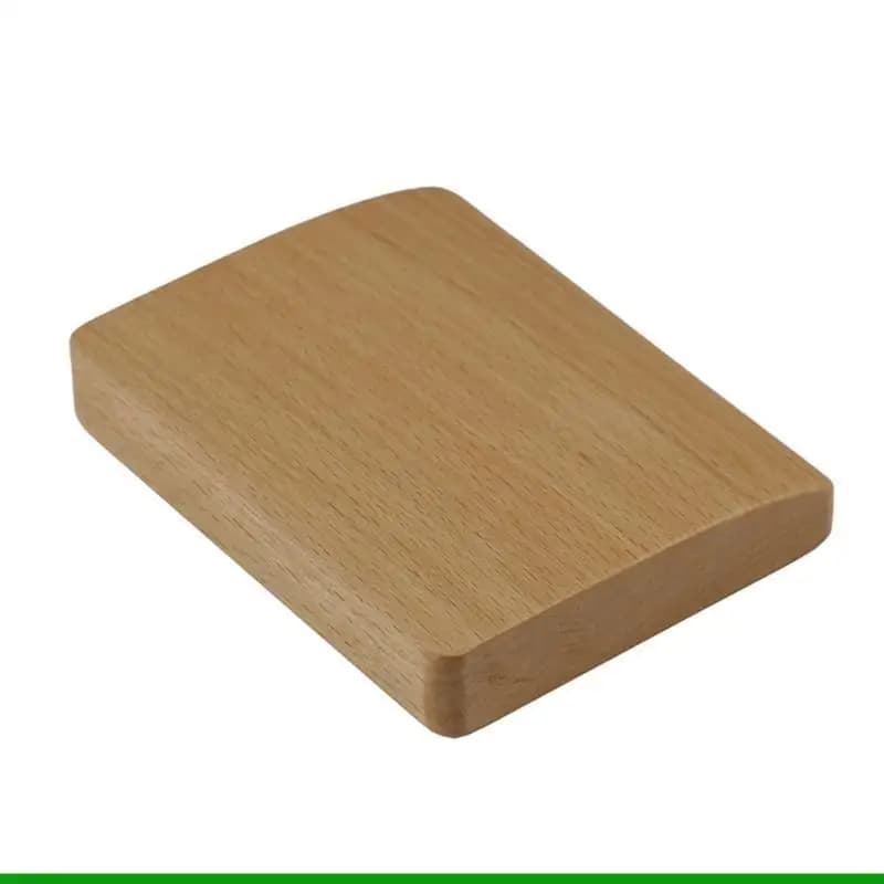 U55C Poggiapolsi per tastiera meccanica Legno noce/beed con tappetino antiscivolo ergonomico