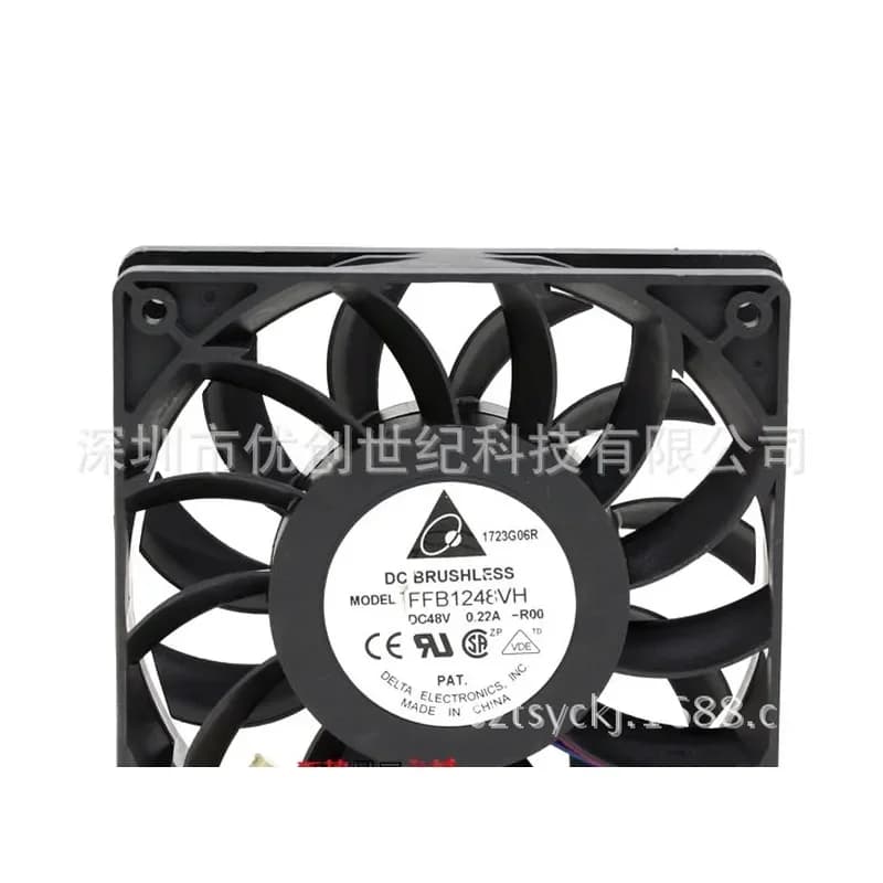 Delta FFB1248VH 48V 0.22A 12CM 12025 Dual Ball Bearing Inverter Cooling Fan for Delta
