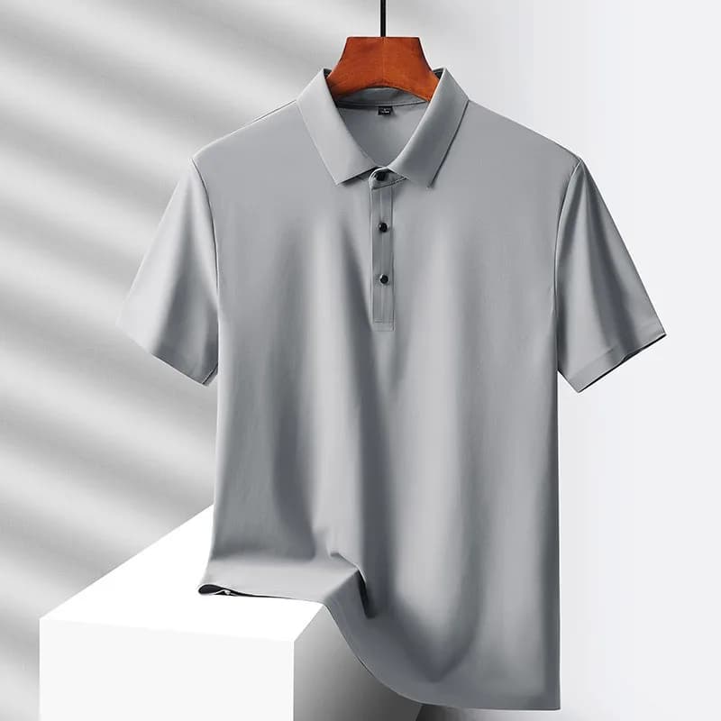 Summer Casual T-shirts Mens Short Sleeve Polo Shirts Button Down Work Shirts Quick Dry Tee Sports Fishing Golf Pullover