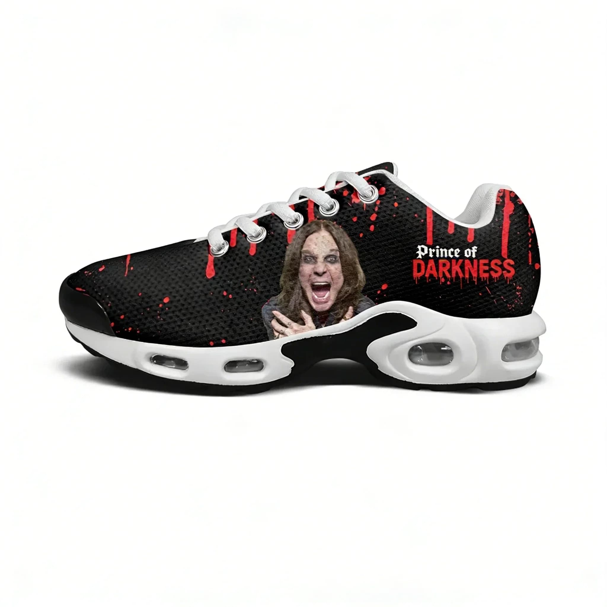 Ozzy Osbourne 1948-2025 Sneakers con cuscino d'aria per uomo, donna e adolescente, scarpe sportive Back To The Beginning, scarpe personalizzate alla moda