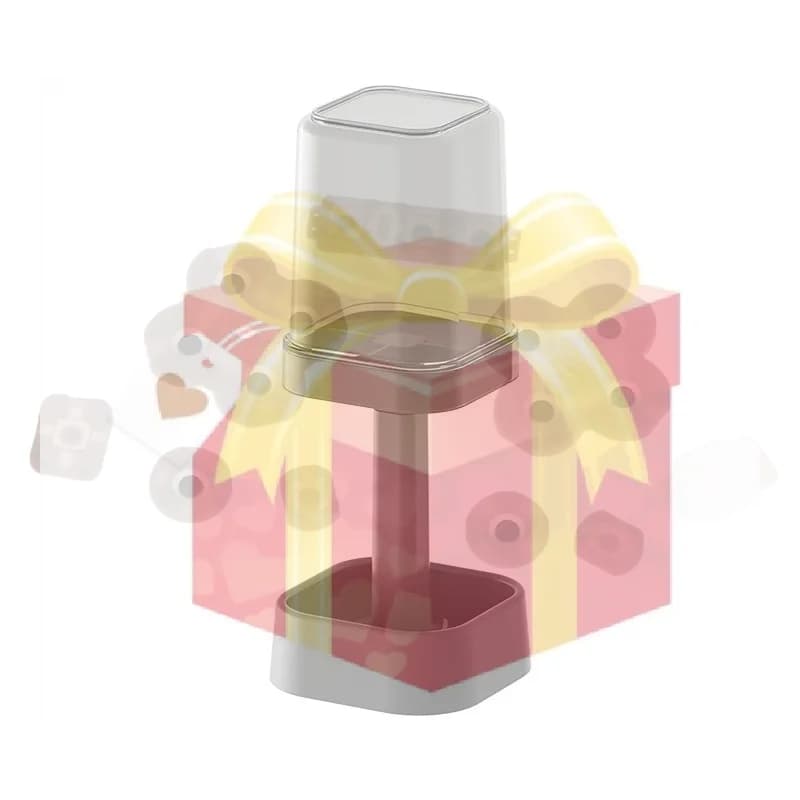 【HG】Portaspazzolino e bicchiere tutto in uno, con coperchio. 16 cm, organizza i pennelli, salva spazio sul piano di lavoro