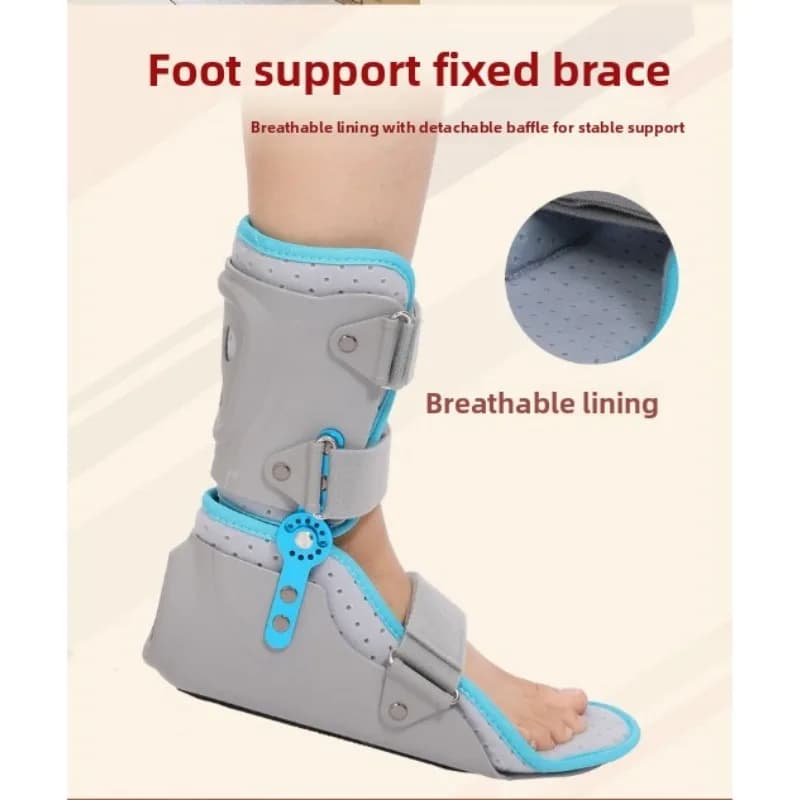 Supporto per lesioni alla caviglia regolabile Tutore per il piede Stabilizzatore per fratture Stecca distorsione Correttore di caduta Trattamento rilassante