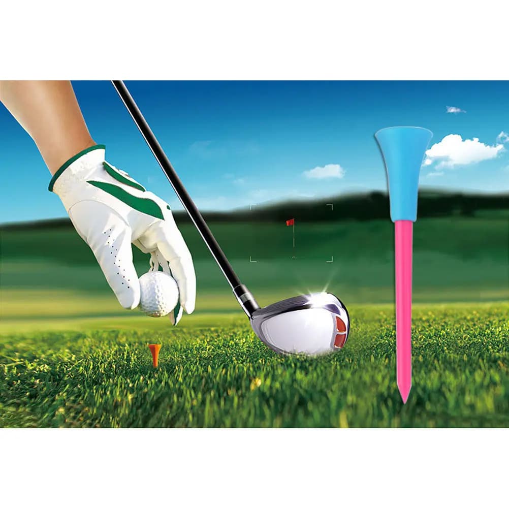 Tee da Golf in Plastica con Finitura Liscia, Infrangibili, Struttura Robusta, Multiuso, Attrezzo da Giardino