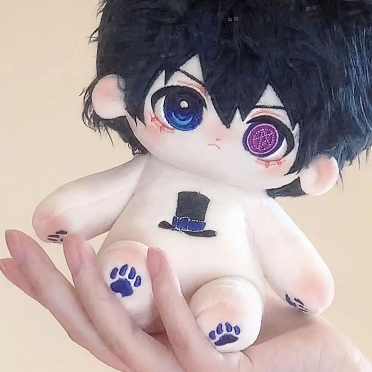 Anime Black Butler Ciel Phantomhive Plush 20cm Cotton Figures Gift Soft Kawaii Role Play Birthday Gift Halloween Collection