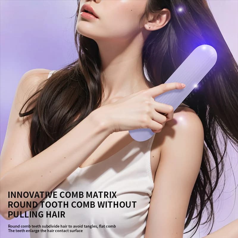 Piastra per capelli con riscaldamento elettrico Riscaldamento elettrico Pettine per capelli lisci Pettine per capelli Schermo LCD-A77G
