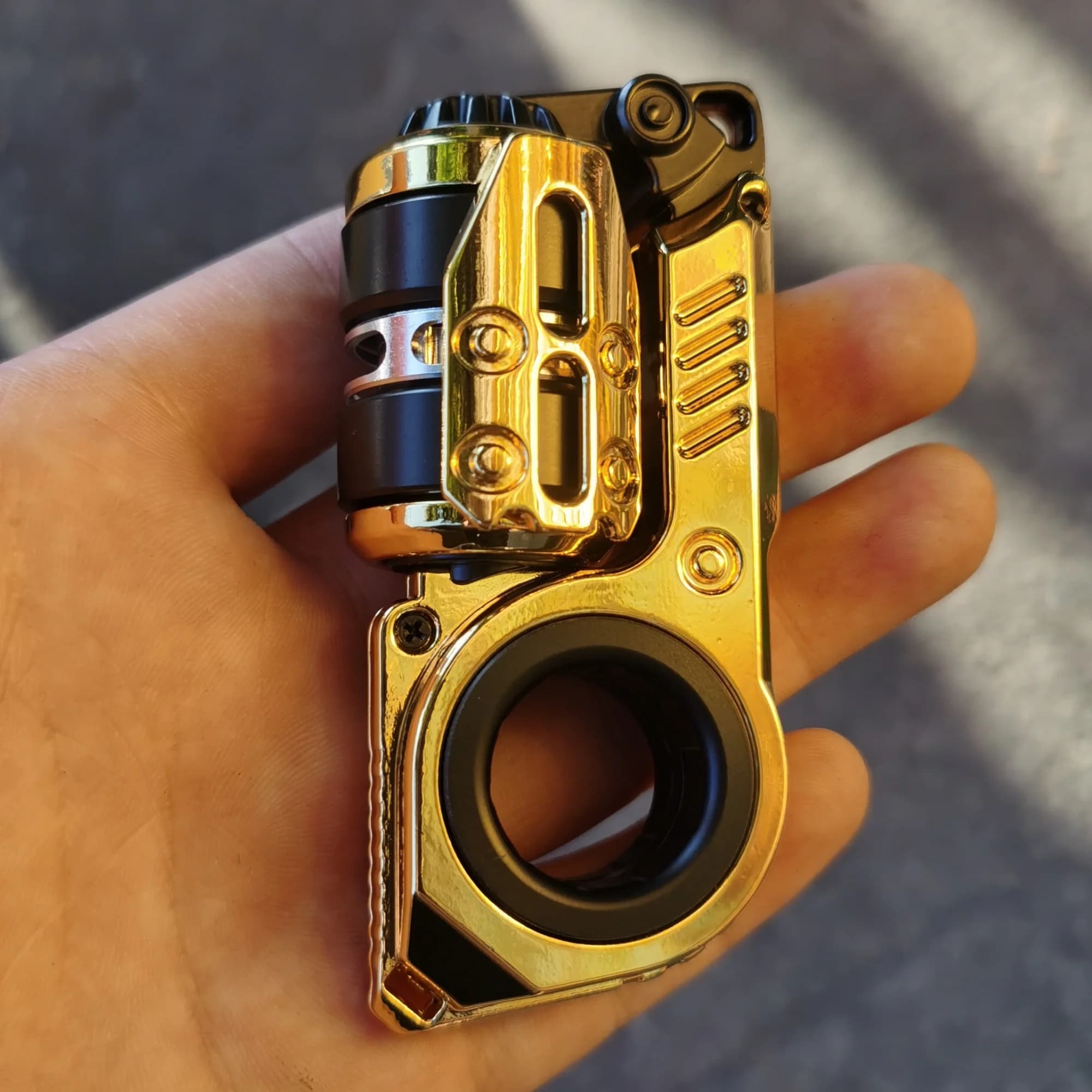 EDC Fidget Sliders Fidget Toys Diapason Spinta magnetica Uovo Cricchetto meccanico Suono nitido Cyber Core Giocattoli multifunzionali