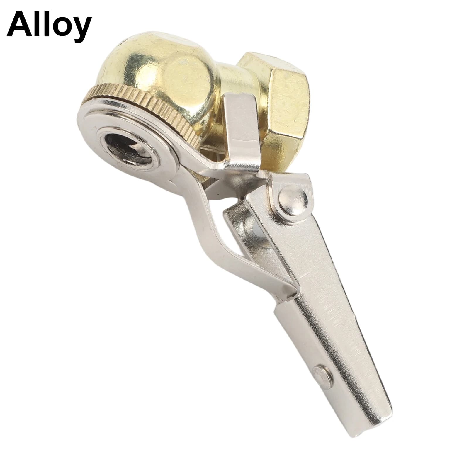 1Pcs 1/4\'\'Car Hose Barb Clip-On Ball Tire Tyre Inflator Valve Connector Valve Stem Inflator Valve Connector Auto Clip-On