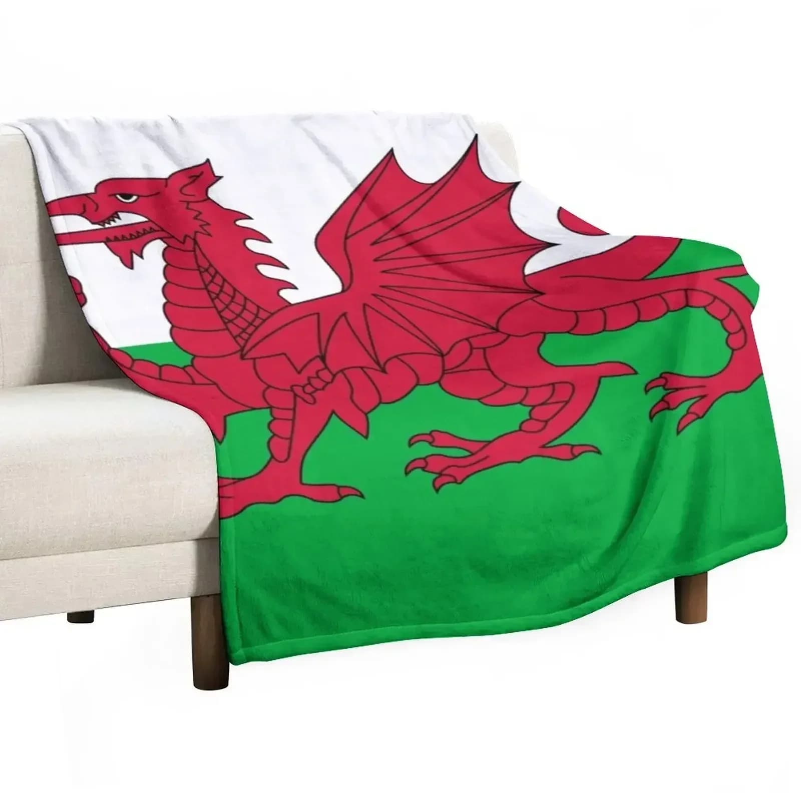 Wales National Flag - Welsh Fan Multiple Sticker Sheet Throw Blanket Fashion Sofas Moving Stuffeds Sleeping Bag Heavy Blankets