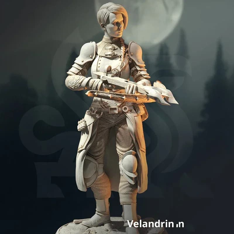 1/24 75mm 1/18 100mm Kit modello in resina Archer soldato femminile figurine scultura non verniciata nessun colore RW-1206
